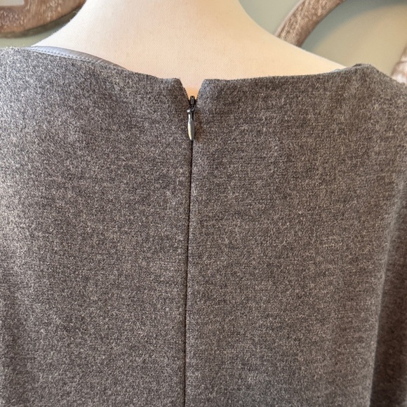 Escada Charcoal Gray Midi Dress size 46 (16 US) - Picture 9 of 14